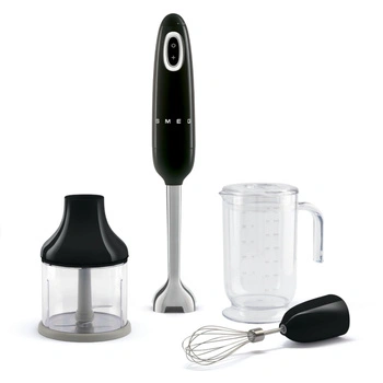 Blender ręczny Smeg HBF03BLEU 700W akcesoria czarny