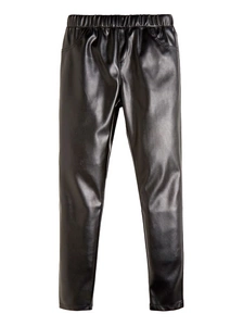 Legginsy Guess dziewczęce skórzane