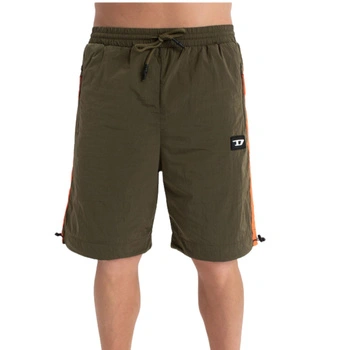 Spodenki męskie sportowe Diesel zielone nylonowe