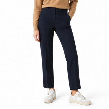 Spodnie damskie Lacoste Chino proste nogawki granatowe r. W30