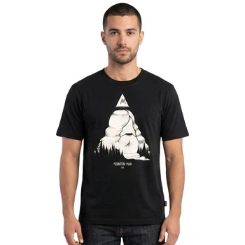Koszulka męska The Dudes Mountain Man T-Shirt bawełniana czarna r. L