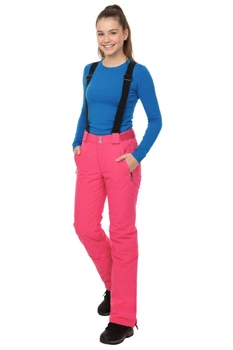Spodnie dziewczęce Dare2Be Molive narciarskie z szelkami różowe