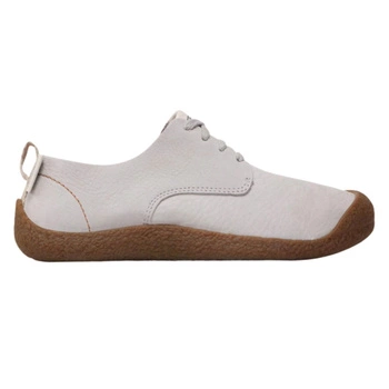 Buty miejskie damskie Keen Mosey Derby Leather półbuty skórzane szare