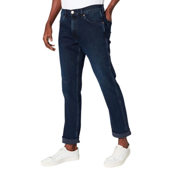Spodnie męskie Wrangler Greenboro jeansy granatowe klasyczne proste