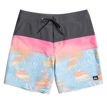 Spodenki kąpielowe Quiksilver Surfsilk Panel 18 boardshorty szaro różowe