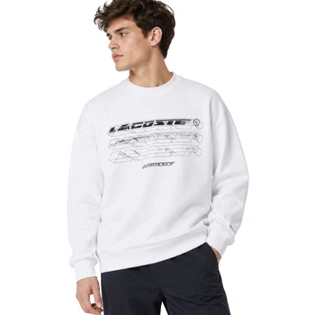 Bluza męska Lacoste SH5540 o luźnym kroju biała r. S
