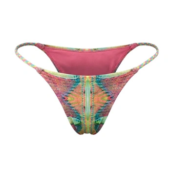 Dół od bikini Dakine Kelli Braided etniczny wzór i wyjątkowe detale w stylu boho r. L