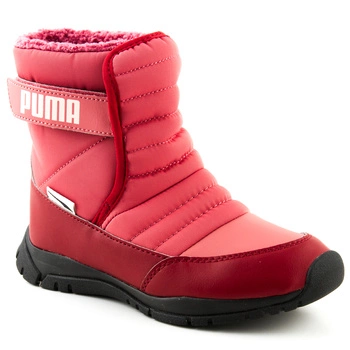 Buty dziecięce Puma Nieve śniegowce różowe