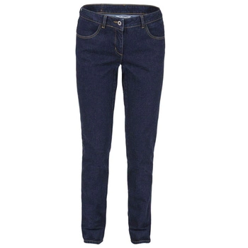 Spodnie damskie Vaude Larvik jeansowe dopasowane slim fit