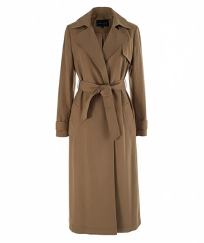 Płaszcz damska Karen Millen beżowy długi
