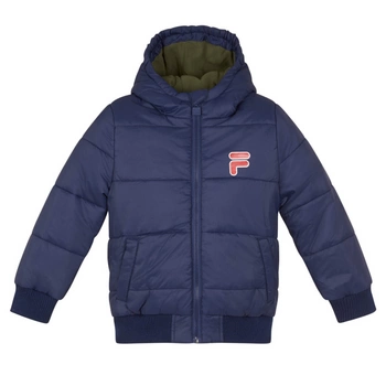 Kurtka dziecięca Fila Bodrum zimowa ocieplana granatowa