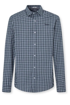 Koszula męska Pepe Jeans Finley zielona bawełniana  w kratę