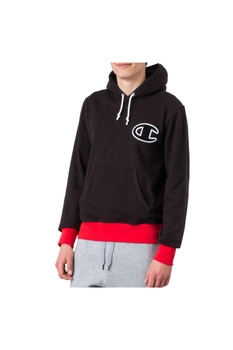 Bluza męska Champion czarna kangurka z kapturem r. S