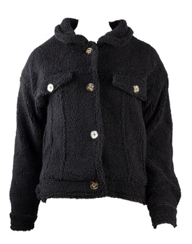 Kurtka damska Gold&Silver przejściowa Sherpa czarna