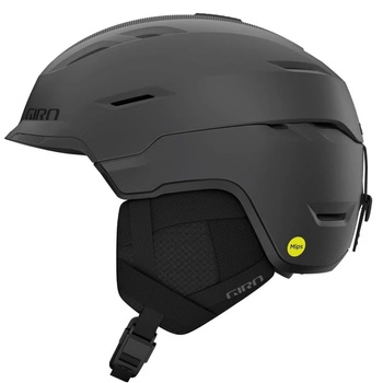 Kask dla dorosłych Giro Tor Spherical MIPS narciarski grafitowy