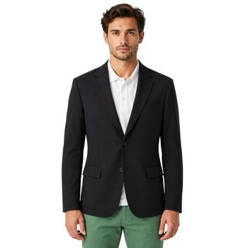 Marynarka męska Lacoste Slim Fit wełniana elegancka granatowa r. XS