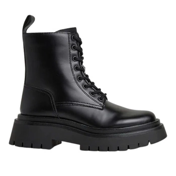 Buty damskie Pepe Jeans Queen Bass botki czarne