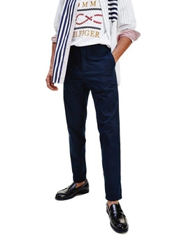 Spodnie męskie Tommy Hilfiger Tapered Th Cool Chino materiałowe casualowe