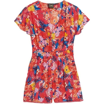 Kombinezon damski Superdry Beach Playsuit na lato kolorowy