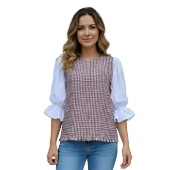 Bluzka damski Zara elegancka z bufiatymi rękawami r. S