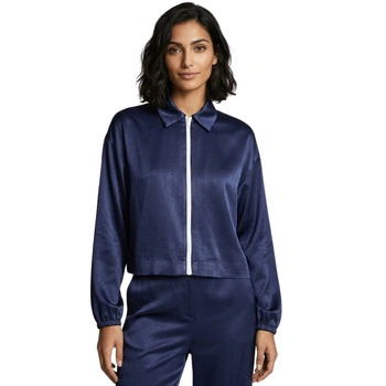 Bluza damska Zara rozpinanan granatowa r. M