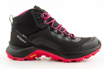 Buty damskie Grisport trekkingowe GriTex wysokie czarne wodoodporne r. 37