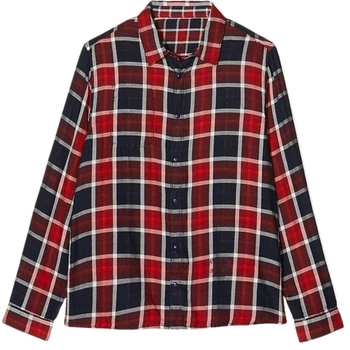 Koszula chłopięca Pepe Jeans Joshep czerwona w kratke
