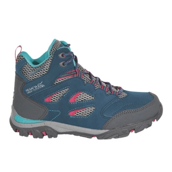 Buty dziecięce Regatta Holcombe Iep Mid trekkingowe wodoodporne niebieskie r. 28