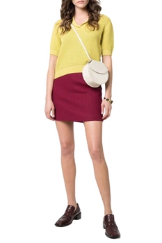 Spódnica damska Tommy Hilfiger Blend Herring Mini wełniana r. XXS