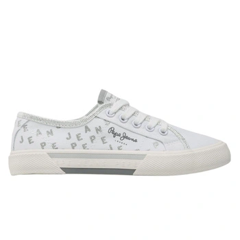 Buty dziecięce Pepe Jeans Brady Shine trampki białe r. 33