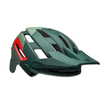Kask rowerowy Bell Super Air Mips rowerowy zielony MTB z daszkiem
