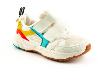 Buty dziecięce Zara Kids sneakersy na rzepy białe