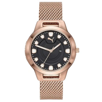 Zegarek damski klasyczny Puma Reset P1009 kwarcowy analogowy złoty