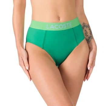 Dół od bikini Lacoste majtki kąpielowe plażowe zielone r. XS
