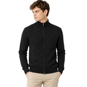 Sweter męski Lacoste AH1955 wełniany grafitowy r. XS