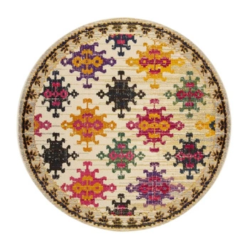Dywan okrągły Safavieh Boho Chic kolorowy 120 cm