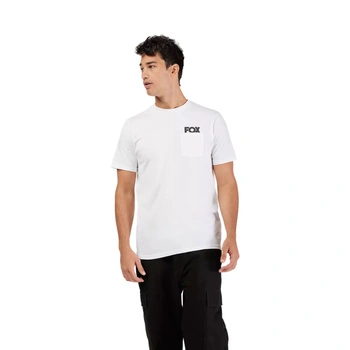 Koszulka męska Fox Big F SS Prem bawełniana t-shirt biała r. 2XL
