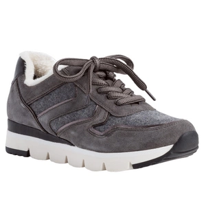 Buty damskie Marco Tozzi sneakersy skórzane szare r. 39