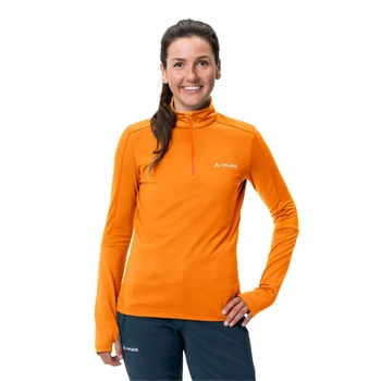 Bluza damska Vaude Livigno Halfzip II techniczna trekkingowa pomarańczowa r. L