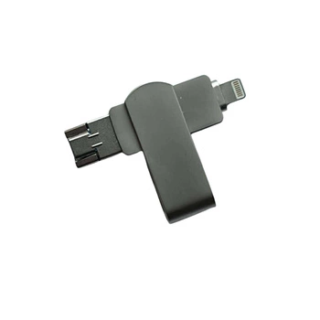 Pamięć przenośna Agolaty FlashDrive 3in1 USB 32GB pendrive srebrny