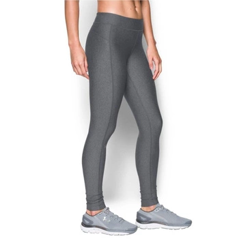 Legginsy damskie Under Armour HeatGear sportowe treningowe szare r. L