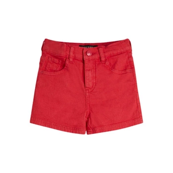 Spodenki dla dziewczynki Guess Bull Denim krótkie jeansowe czerwone r. 164