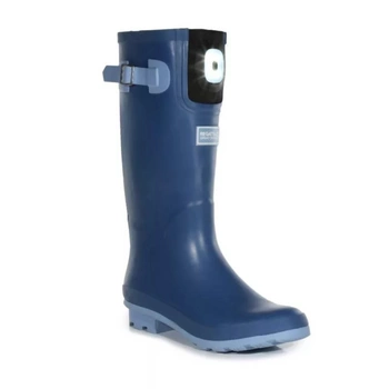 Kalosze damskie Regatta Fairweather Shine gumowce z latarkami