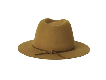Kapelusz Brixton Wesley Packable Fedora wełniany