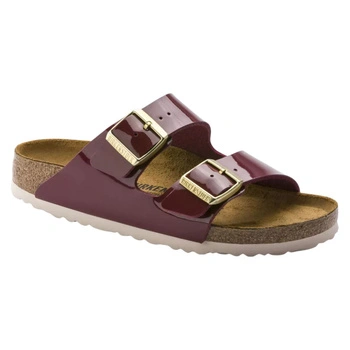 Klapki damskie Birkenstock Arizona BS narrow birko-flor bordowe r. 36
