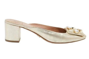 Buty damskie Tory Burch Vail 55mm złote klapki r. 36,5