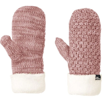 Rękawiczki damskie Jack Wolfskin Highloft Knit Mitten jednopalczaste zimowe z futerkiem r. M