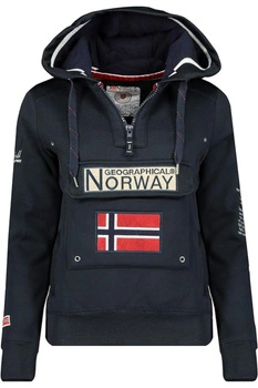 Bluza damska Geographical Norway Gymclass kangurka z kapturem