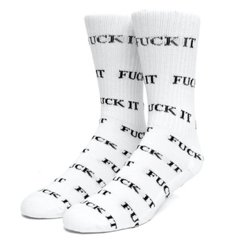 Skarpetki HUF Fuck It wysokie skarpety białe