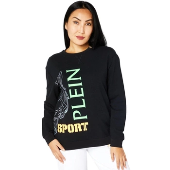 Bluza damska Plein Sport C-Neck bawełniana czarna